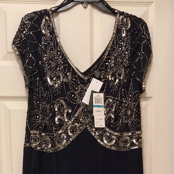 Navy Blue Gown - Picture 1 of 4